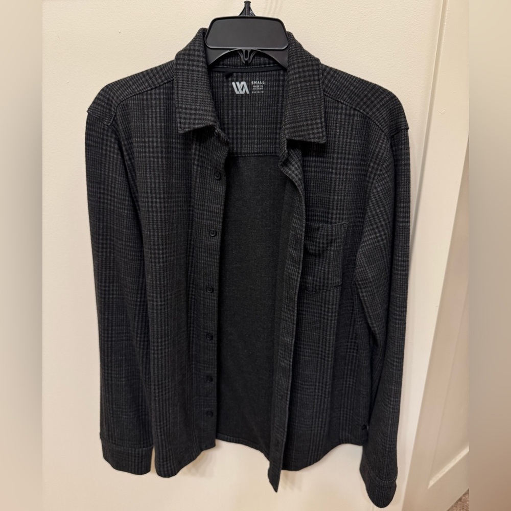 VRST Black Plaid Shirt